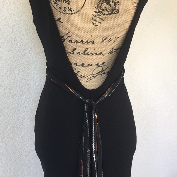 Hottie World Black mini dress size Medium - Picture 5 of 8